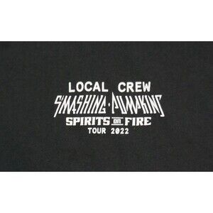 Smashing Pumpkins 2022 Spirits on Fire Tour Local Crew XL T-shirt